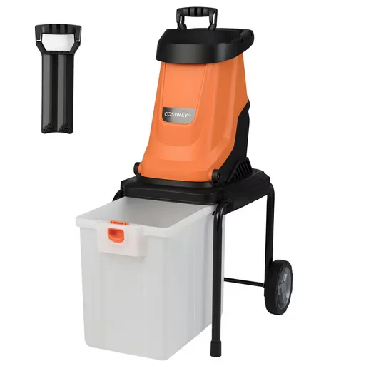 COSTWAY Gartenhäcksler orange 44 x 56 x 94 cm