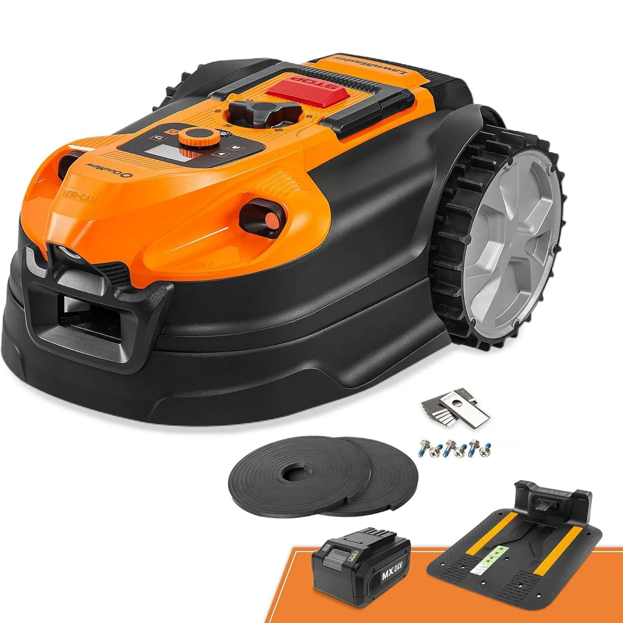 LawnMaster Mähroboter ohne Begrenzungskabel 500 qm mit Navigation