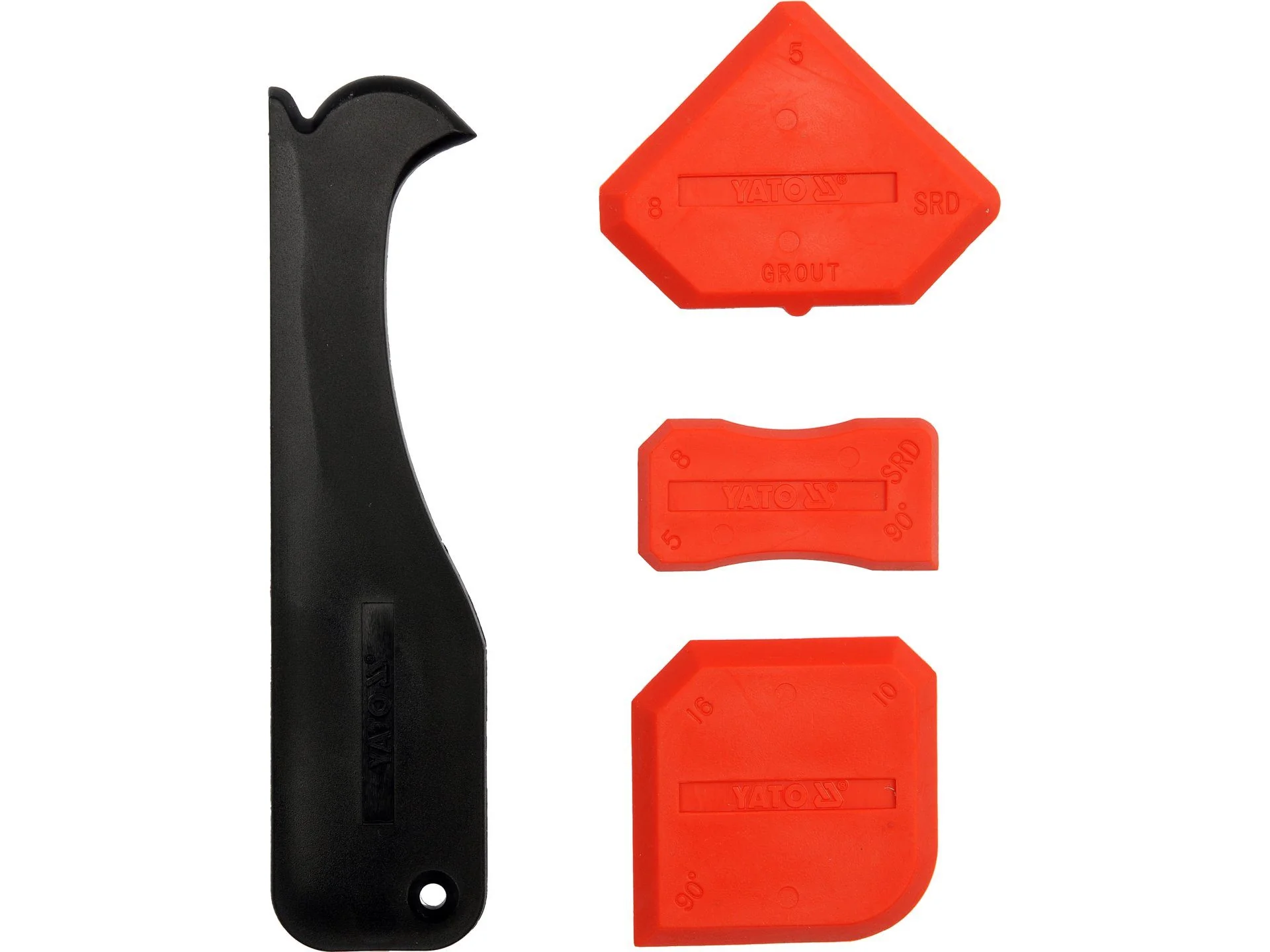 TRIZERATOP Silikon-Fugenglätter Set 4-teilig mit Cutter