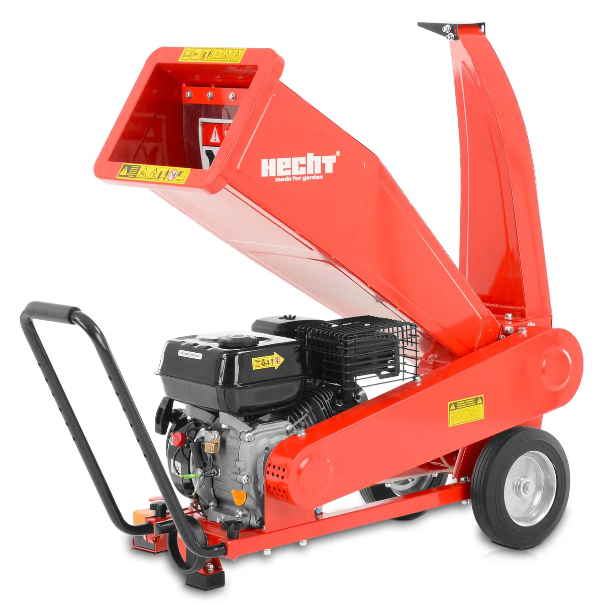 HECHT 6208 Benzin Häcksler 7 PS Gartenhäcksler Schredder Hochauswurf
