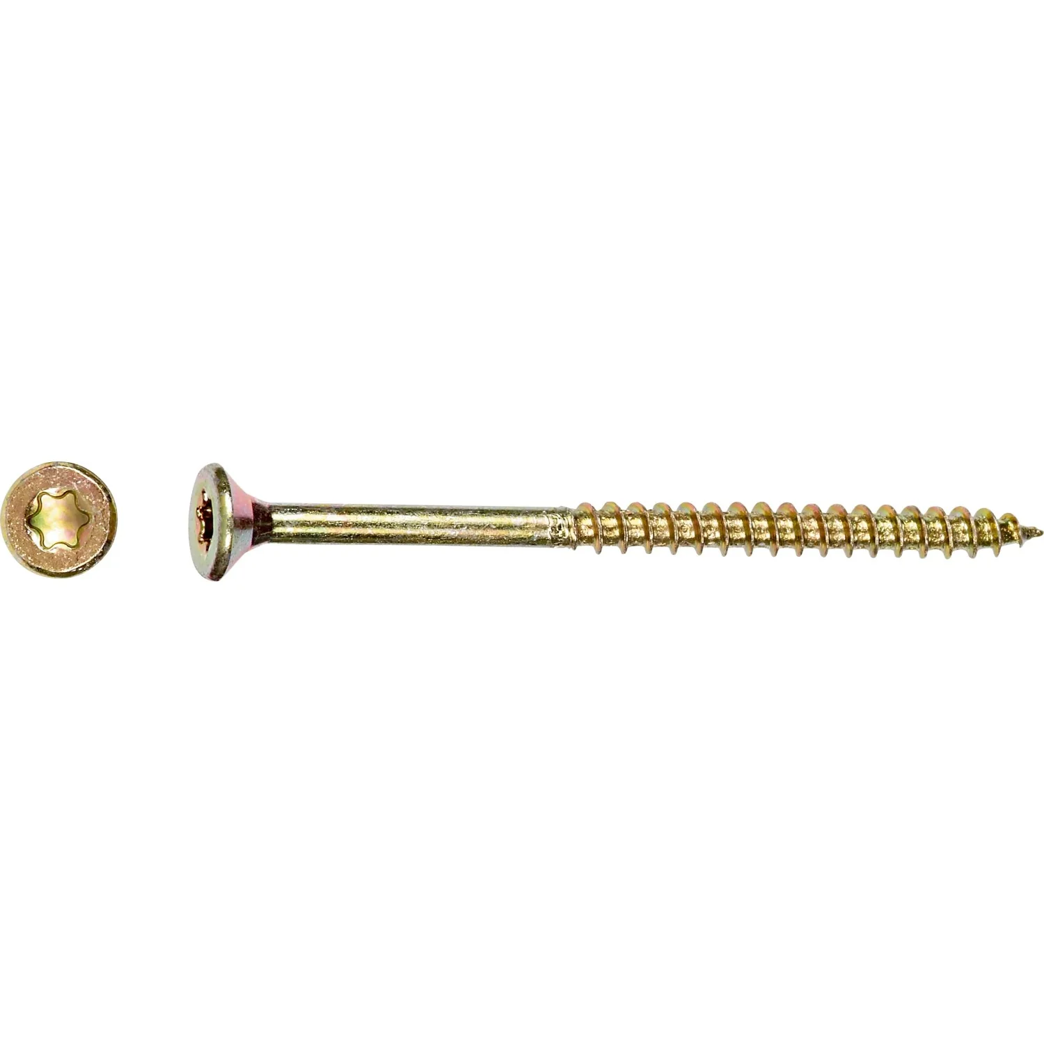 OBI Spanplattenschrauben Senkkopf 4,5 x 60 mm Stahl 50 Stk