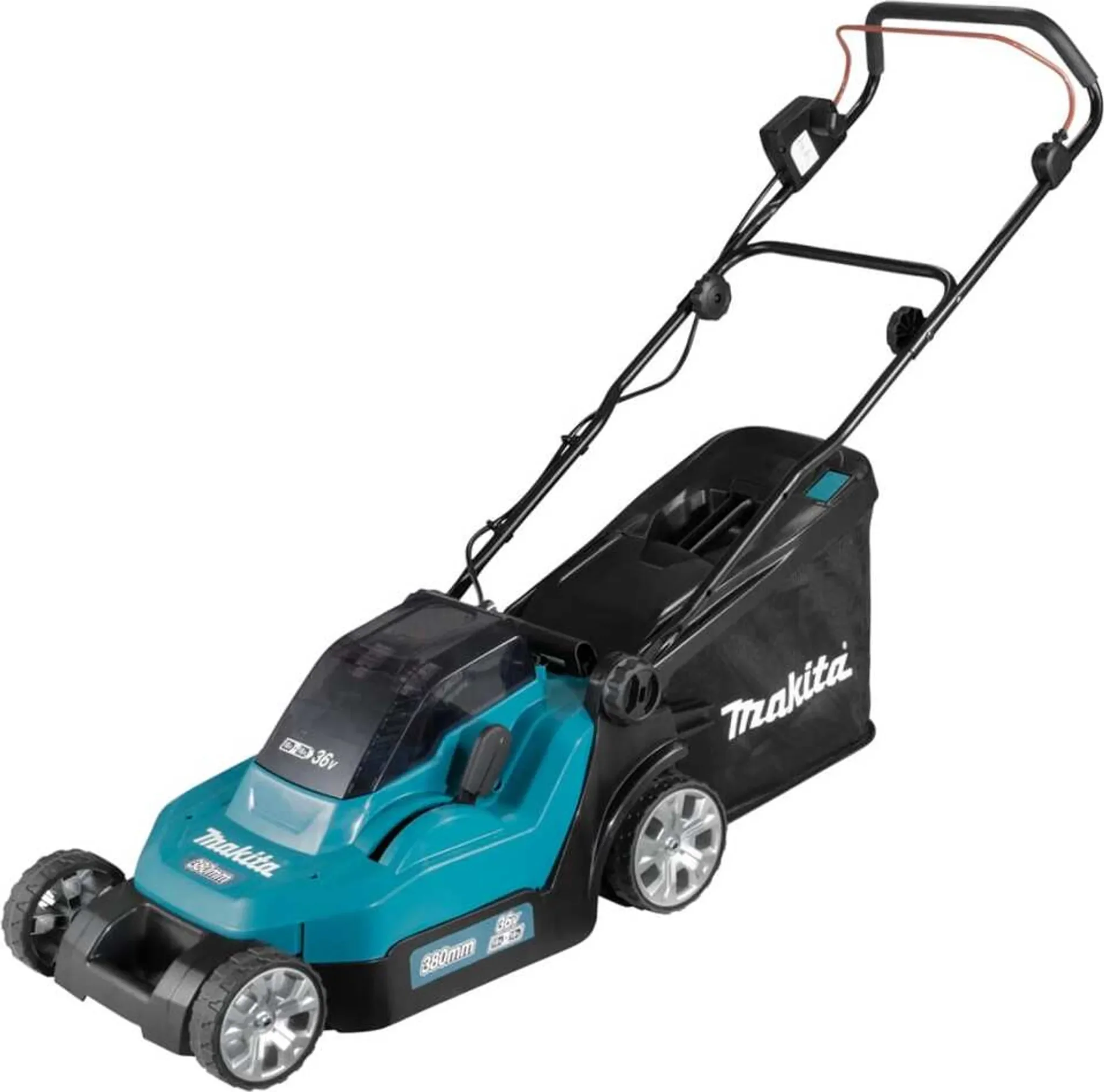 Makita DLM382PT2 Akkurasenmäher 38 cm bis 560 m2, 2-7,5 cm