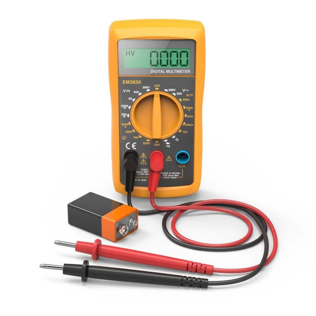 Hama Digitalmultimeter für Spannung Strom Widerstand 300V