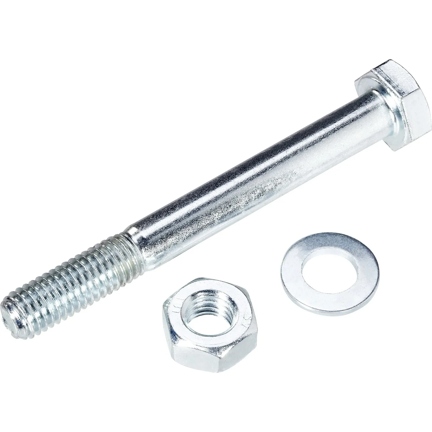 LUX-TOOLS Schrauben-Set 10 x 110 mm für Bodeneinschlaghülse