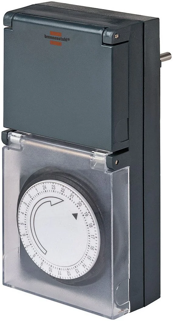 Brennenstuhl MZ 44 DE mechanische Zeitschaltuhr für Steckdose