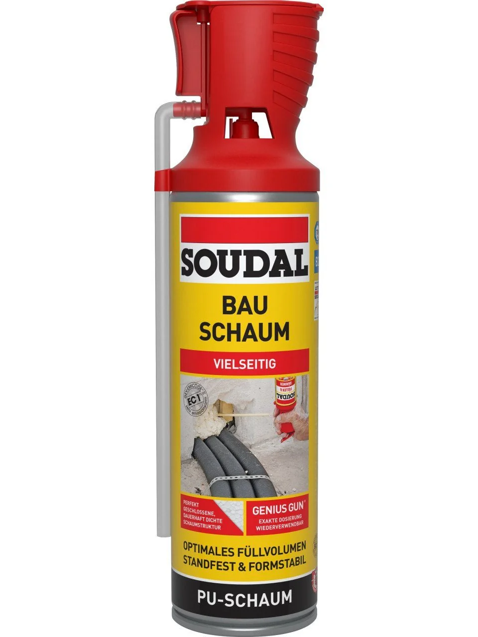 SOUDAL B2 PU Bauschaum Genius Gun 500 ml Montageschaum