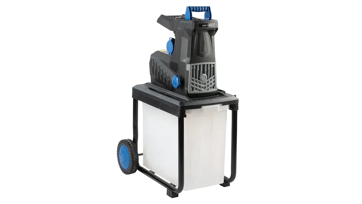LUX-TOOLS Elektro Leisehäcksler Walzenhäcksler E-LH-2800/45B