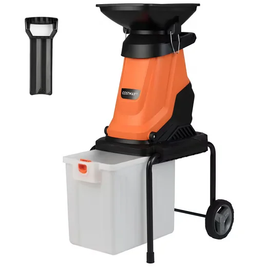 COSTWAY Gartenhäcksler Orange 44 x 55 x 106 cm