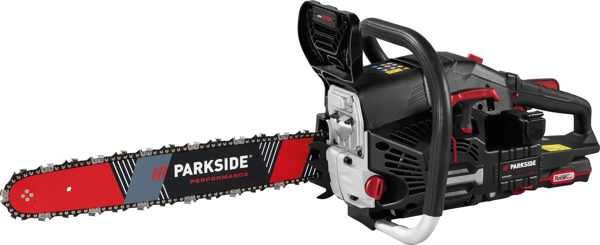 PARKSIDE PERFORMANCE Benzin-Kettensäge mit Elektrostart PPBKS 56 C3