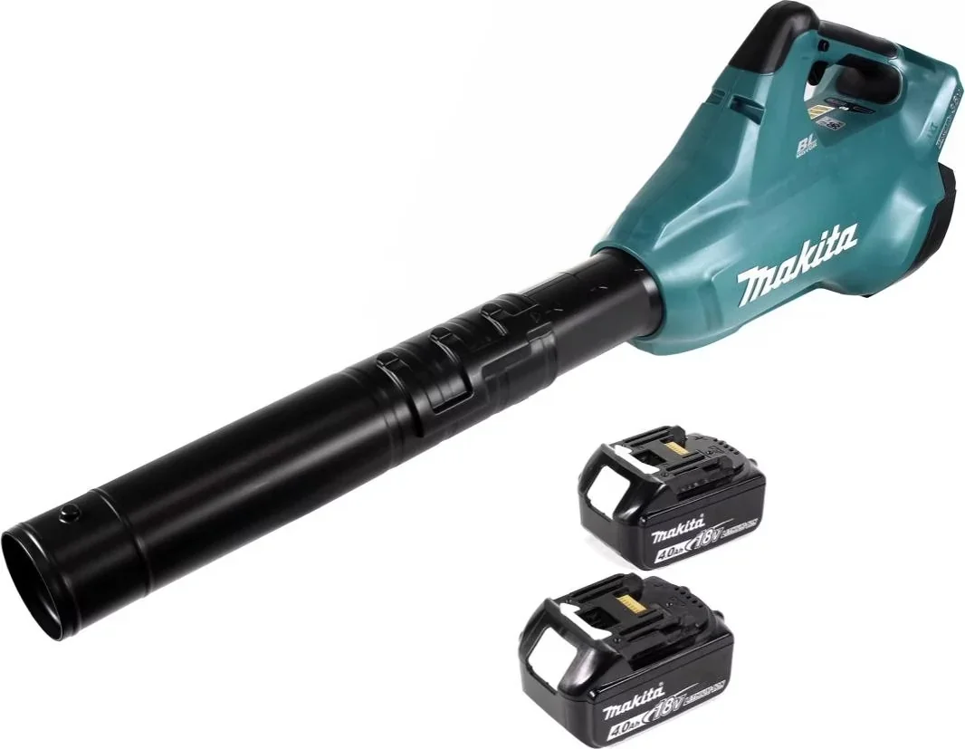 Makita DUB362M 2x18V Akku Laubbläser mit 2x 4Ah Akku ohne Ladegerät