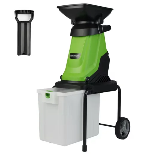 COSTWAY Häcksler Gartenhäcksler für Äste und Zweige