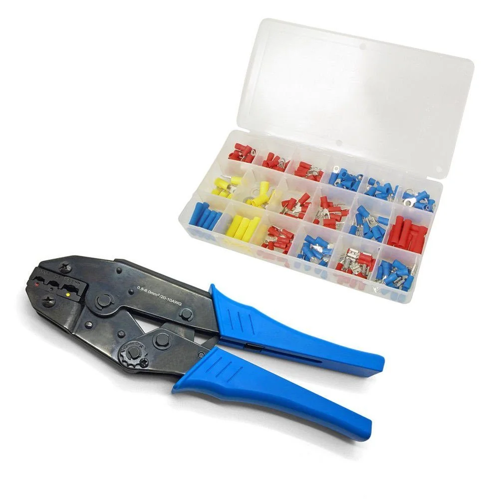 ARLI Handcrimpzange 0,5-6 mm2 Kabelschuhe Sortiment 175-teilig Set