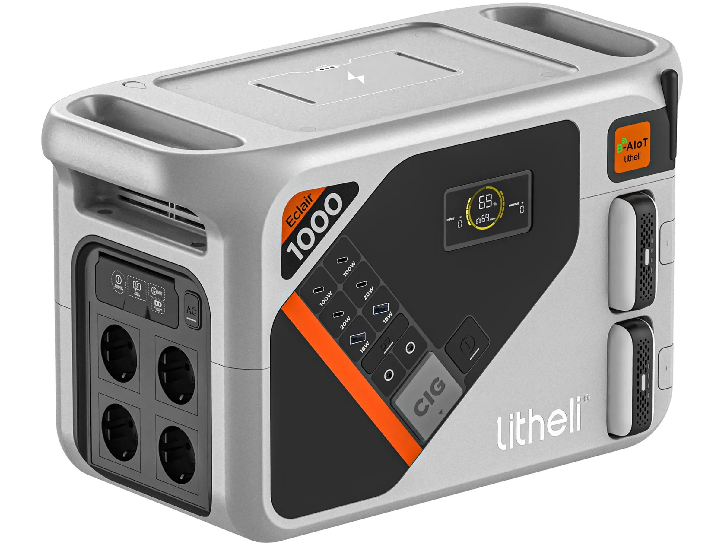Litheli Powerstation BS1000 1069Wh EPS020032 mit 2x 4.0Ah Akku