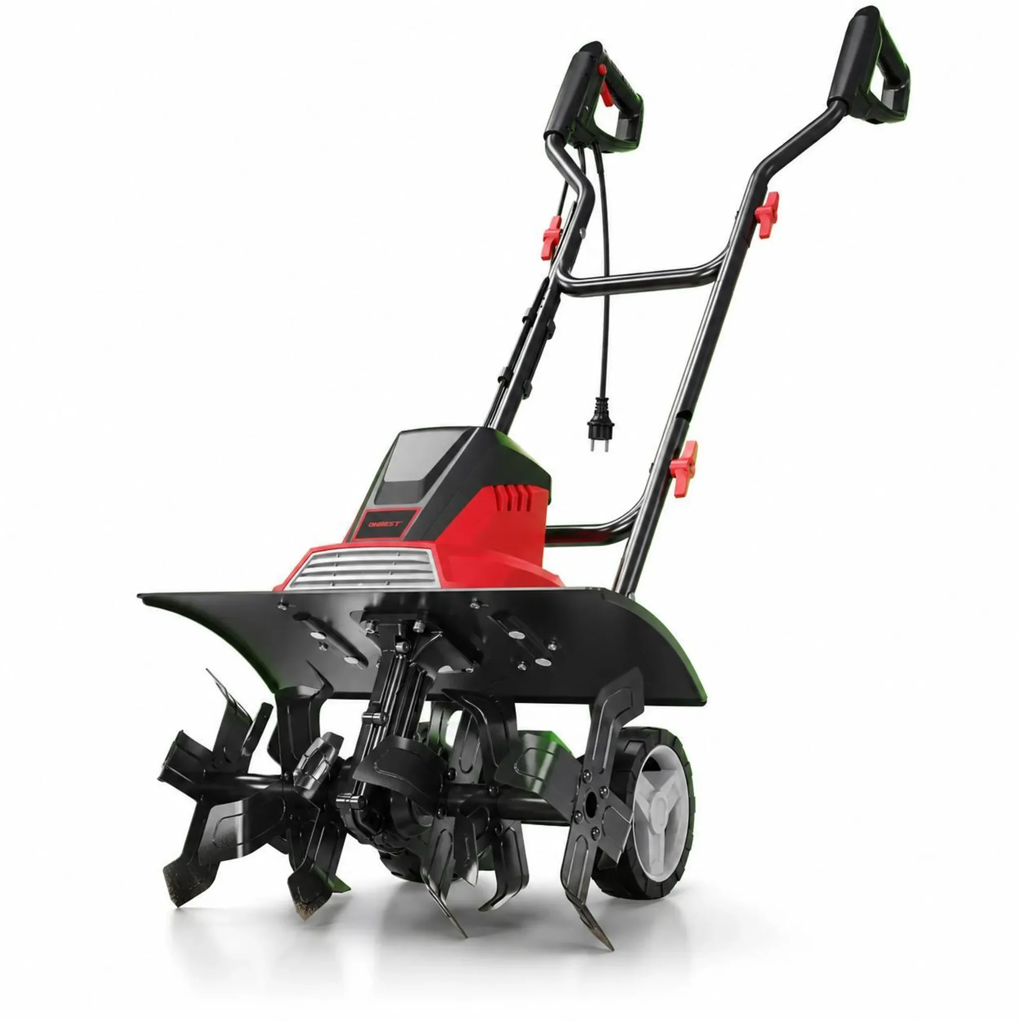 ONBEST Elektro Gartenfräse T1545 1500 W 45 cm 22 cm 24 Messer