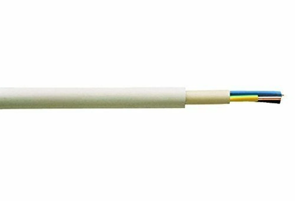 MAXGO Mantelleitung NYM-J 3G1,5 PVC grau 5m Installationskabel