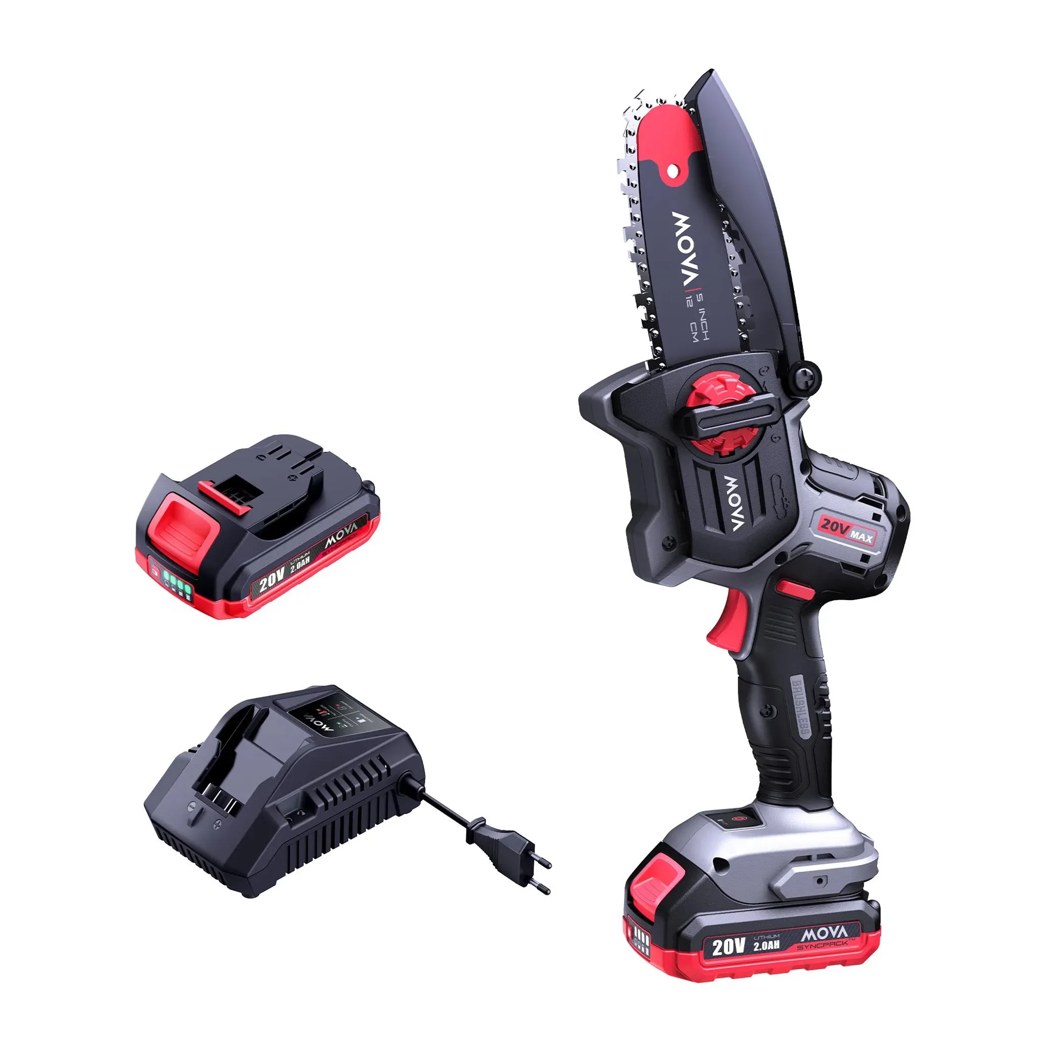 MOVA GC205 Akku Astsäge bürstenlos 12 cm 8 m/s Auto-Kettenschmierung