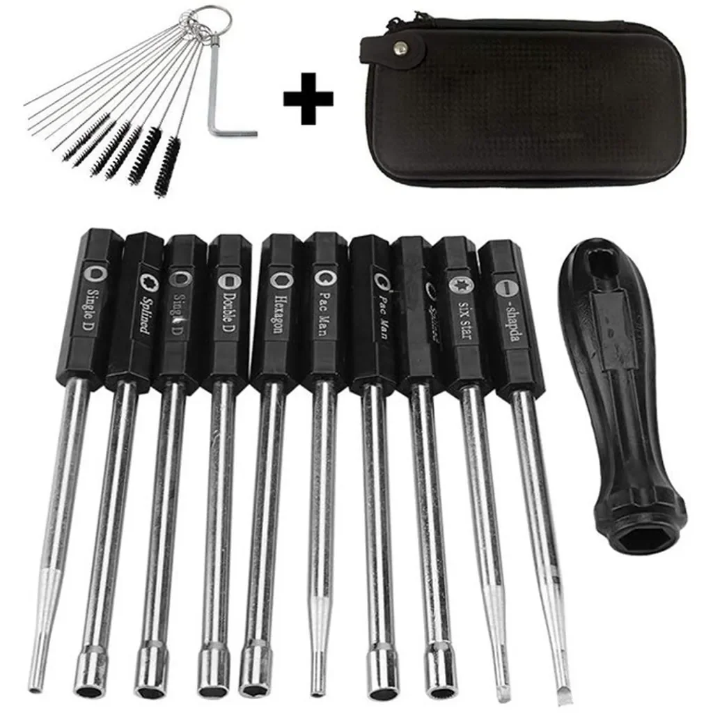 RPSTrading Vergaser Einstellschraubendreher Set 10-tlg 2T mit Tasche