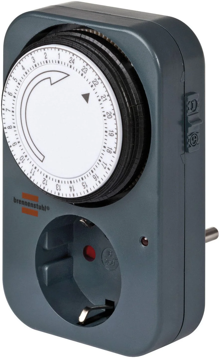 Brennenstuhl mechanische Zeitschaltuhr MZ 20-1 für Steckdose