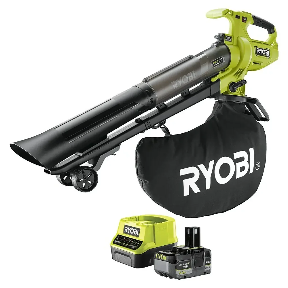 Ryobi ONE+ HP 18V Akku-Laubsauger und Laubbläser RY18BVXA-150