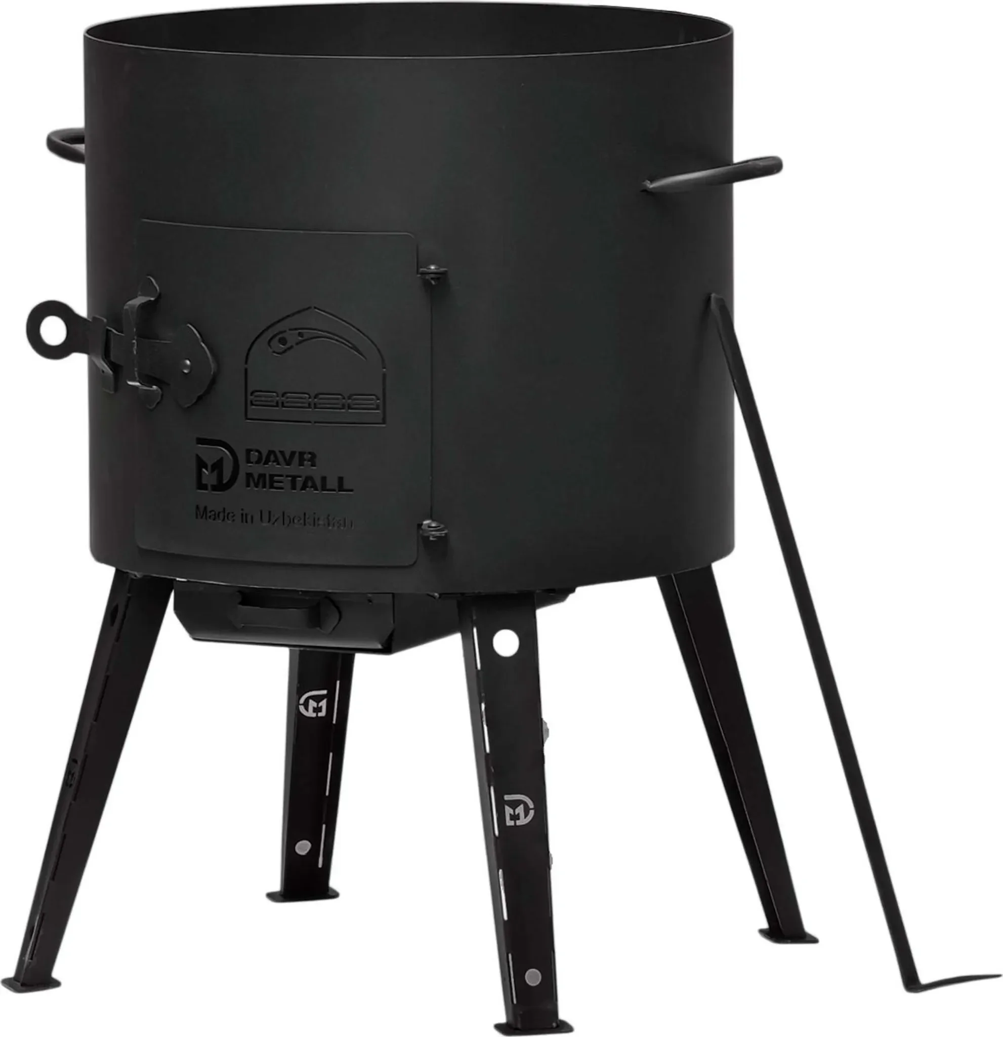 BIG-PAN Utschak Ø40 cm mit 12L Kazan Gusseisen, Deckel, Ofen