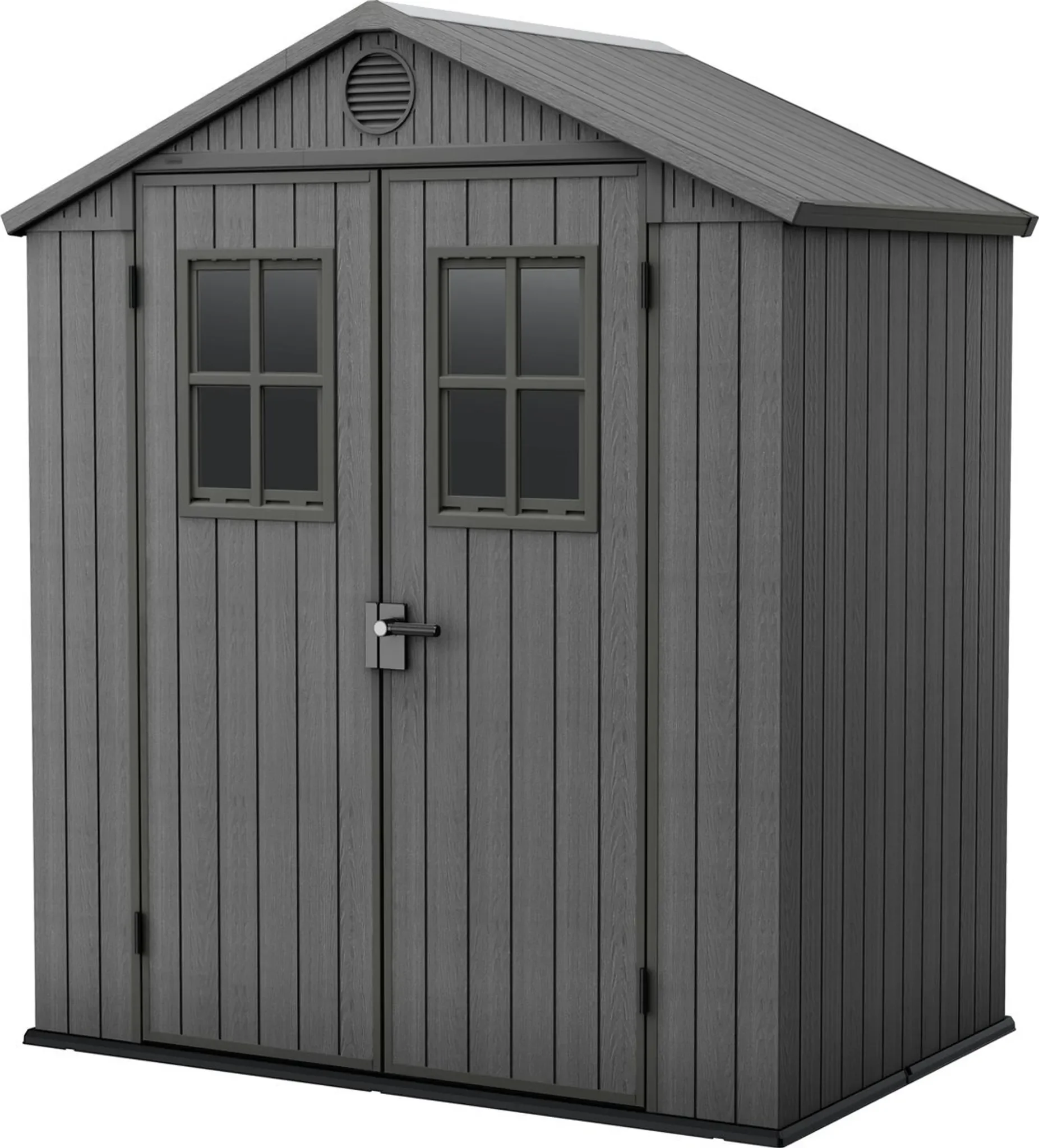 Keter Darwin 6x4 Kunststoff Gartenhaus wetterfest mit Doppeltür