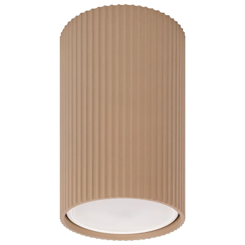 MasterLED Lucerno Aufbaustrahler GU10 LED rund beige Aluminium IP20