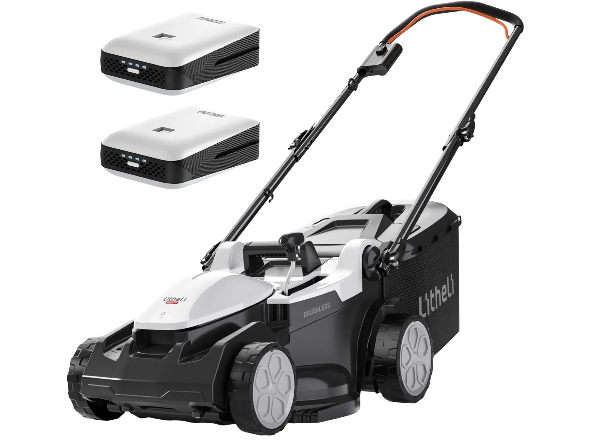 Litheli Akku Rasenmäher U20 U20PLM370DA 2x20V mit 2x 4.0Ah Akkus